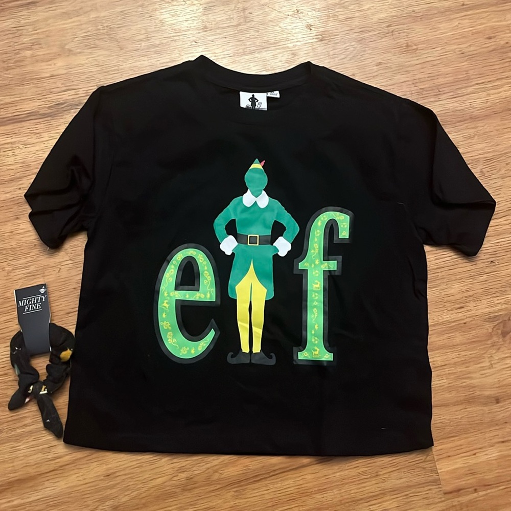 Mad Engine Elf cropped tee